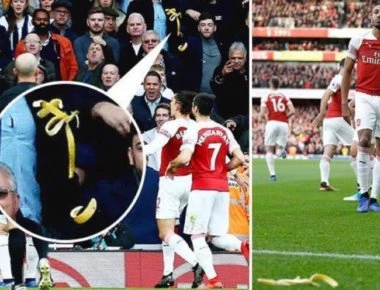 Οπαδός της Τότεναμ που πέταξε μπανάνα στον Ομπαμεγιάνγκ: «Ορκίζομαι στη ζωή των παιδιών μου ότι δεν είμαι ρατσιστής»